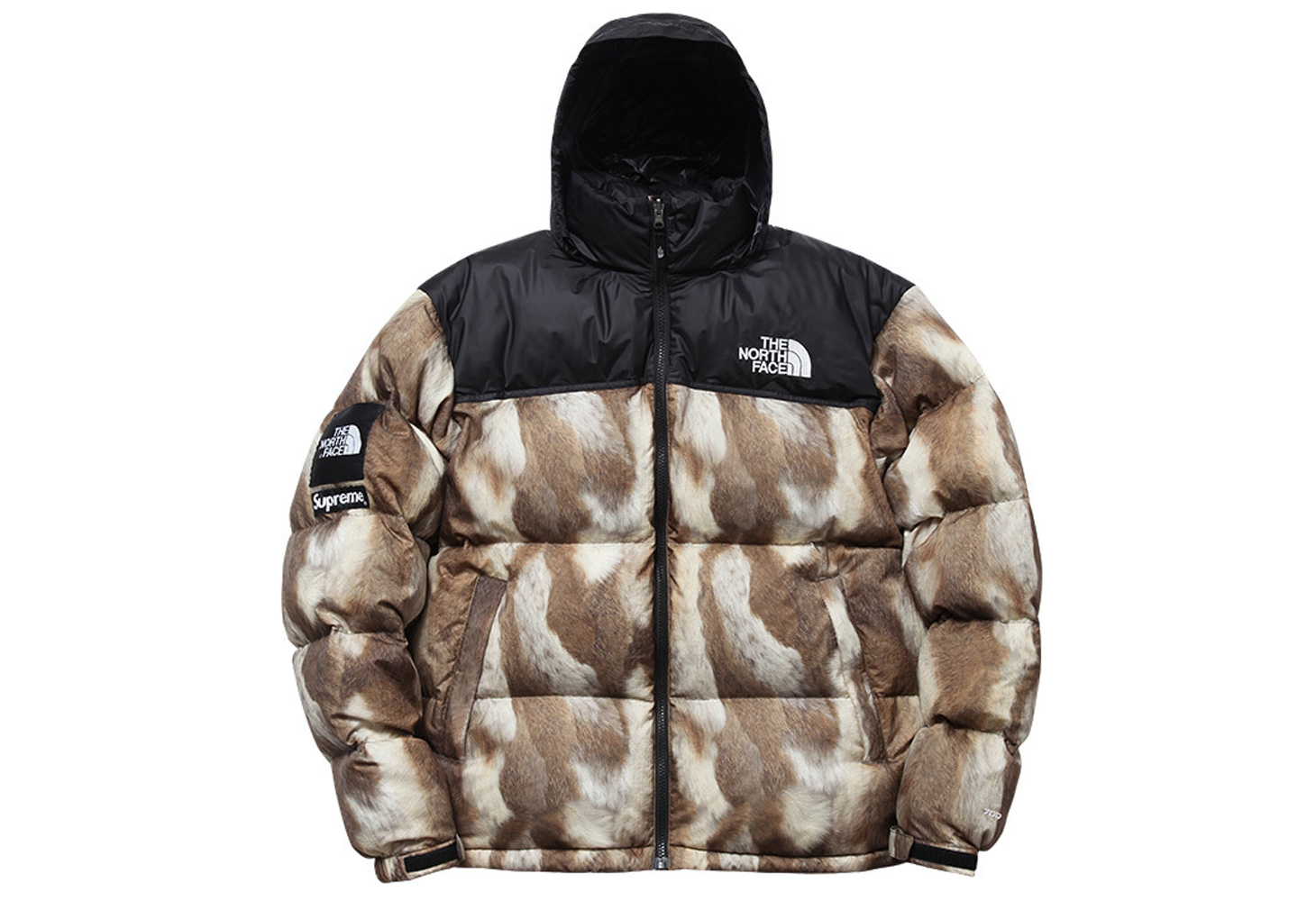 The North Face/Supreme - Fur Print Nuptse Jacket - ParkSIDER 
