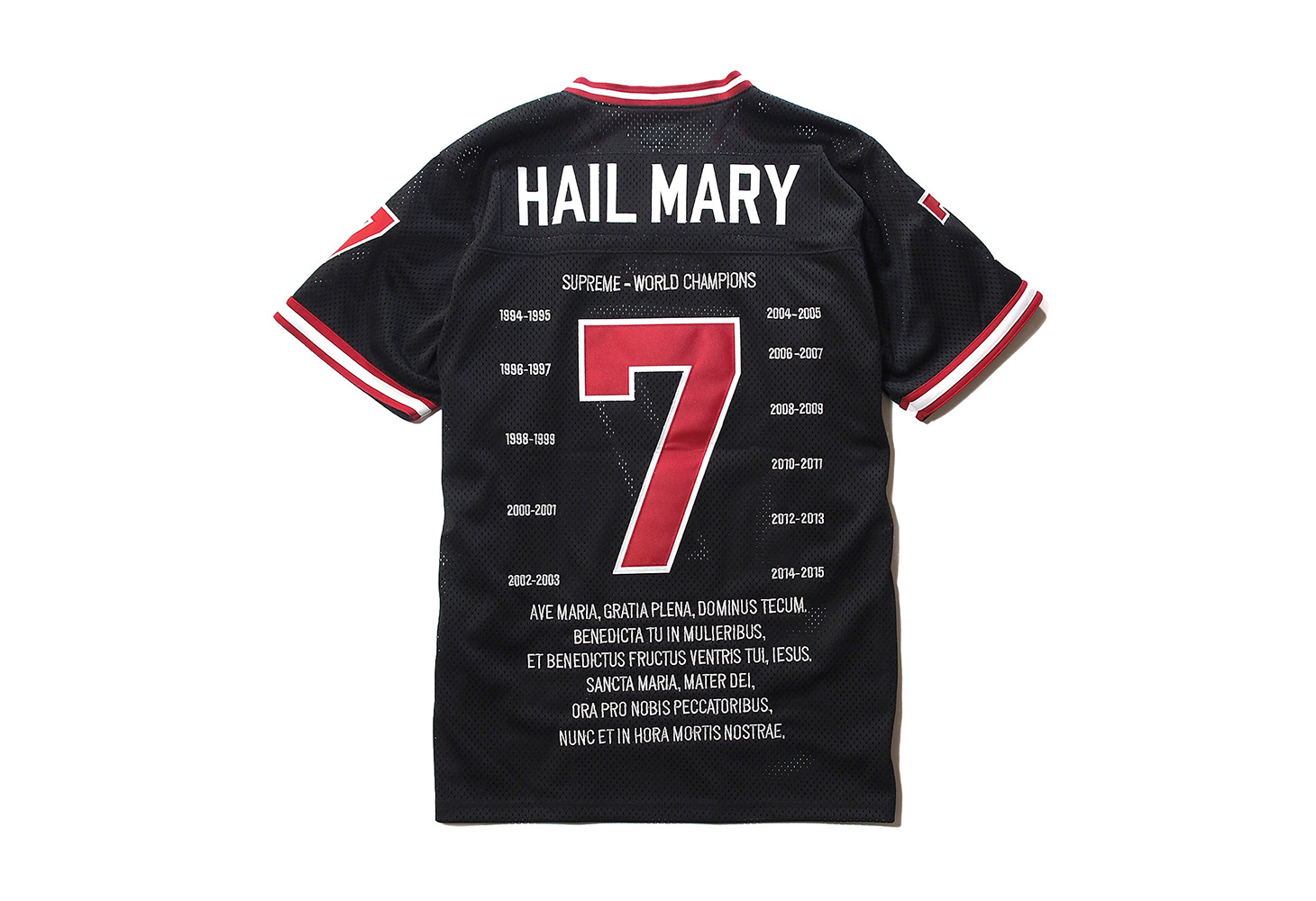 Supreme 2014FW Hail Mary Football Top